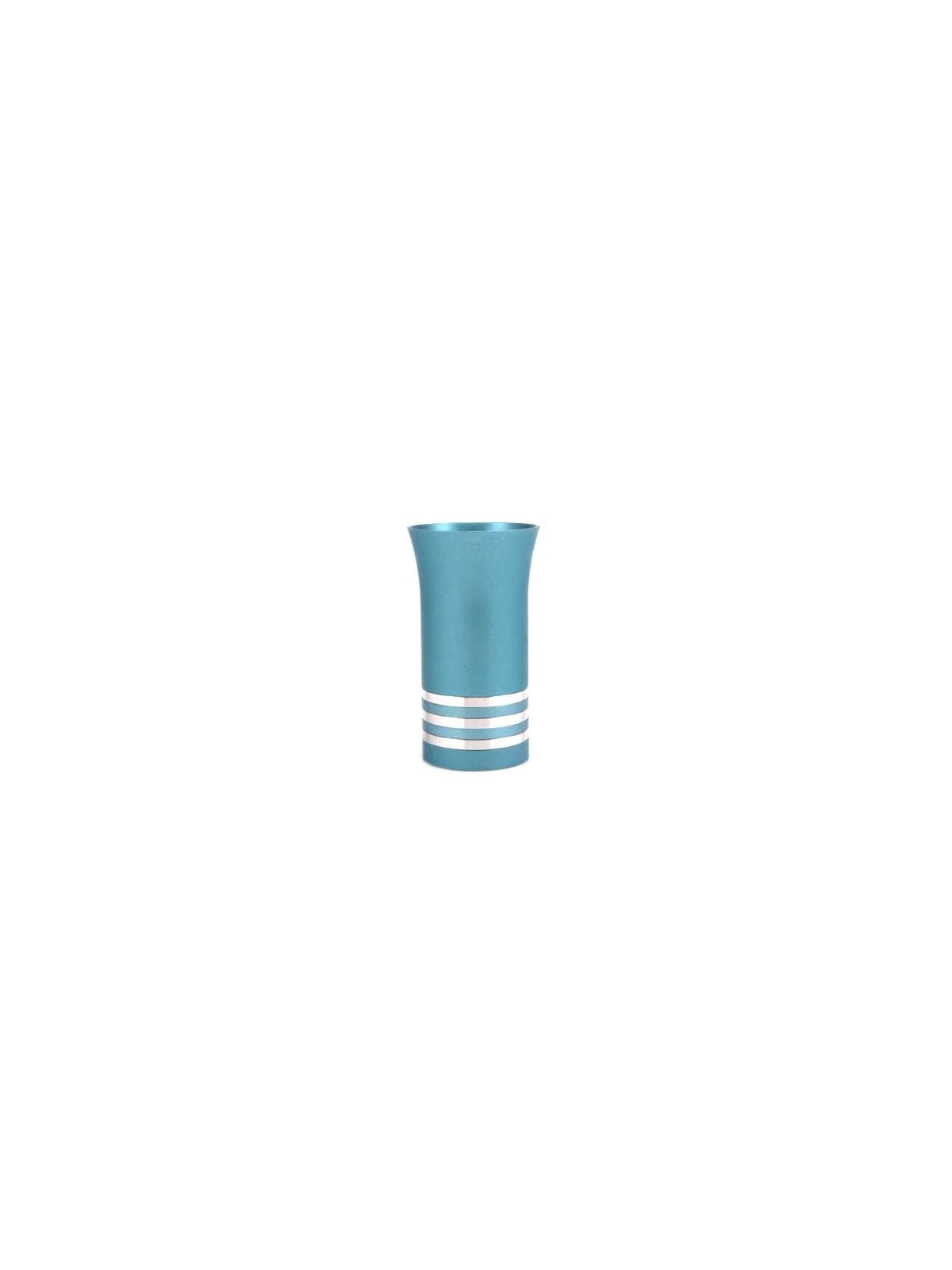 Anodized Aluminum 5 Disc Kiddush Cup - Variety of Colors. Agayof Desig