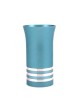 Anodized Aluminum 5 Disc Kiddush Cup - Variety of Colors. Agayof Desig