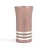 Anodized Aluminum 5 Disc Kiddush Cup - Variety of Colors. Agayof Desig