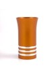Anodized Aluminum 5 Disc Kiddush Cup - Variety of Colors. Agayof Desig
