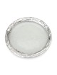Jewish Wedding Kiddush Cup - Handmade White-Glass and Sterling Silver-