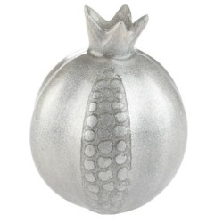 Decorative Aluminum Pomegranate - Silver