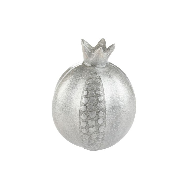Decorative Aluminum Pomegranate - Silver