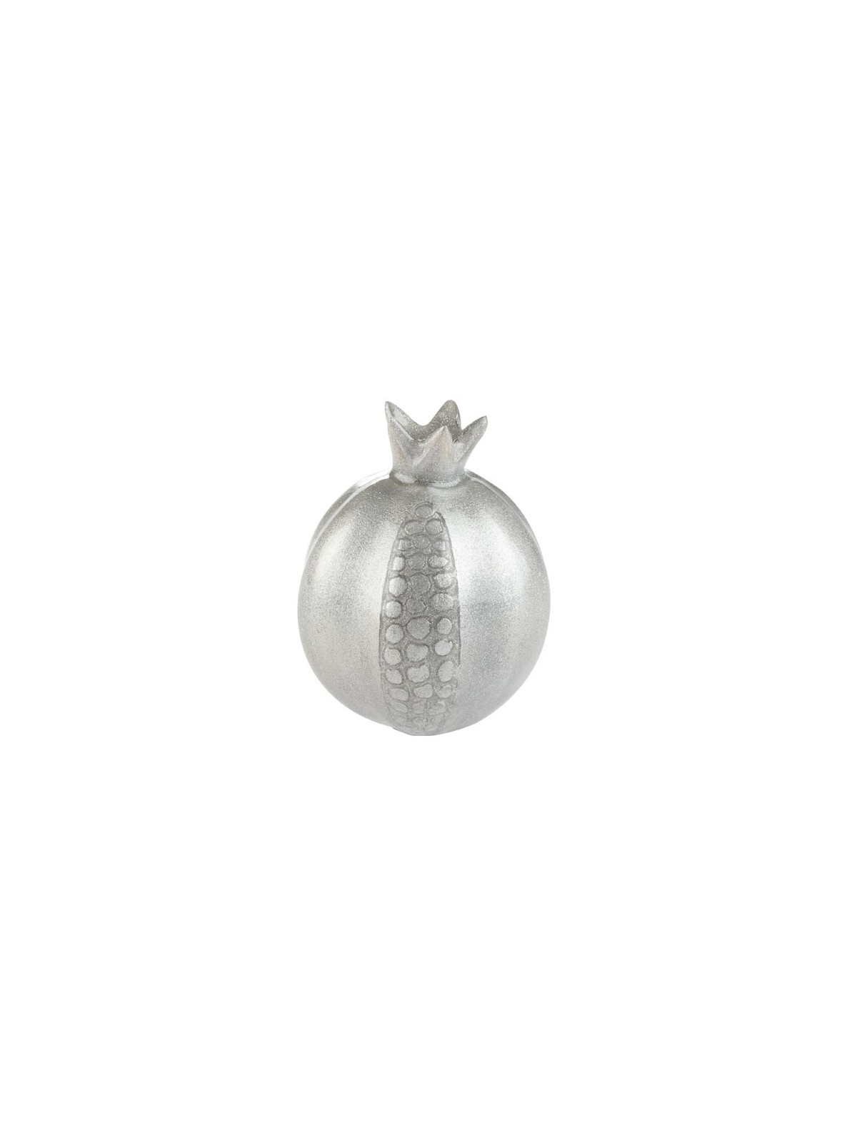 Decorative Aluminum Pomegranate - Silver