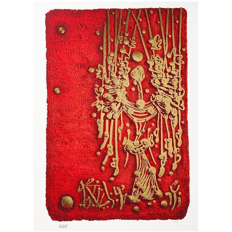 The Maccabees. Artist: Moshe Castel. Limited Edition Gold Embossed Ser