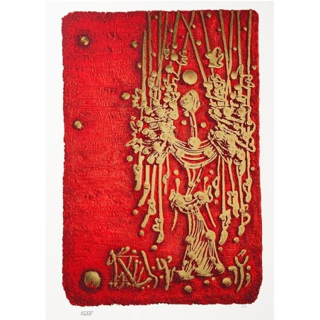 The Maccabees. Artist: Moshe Castel. Limited Edition Gold Embossed Ser