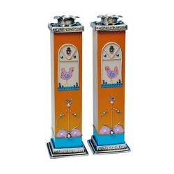 Nature Shabbat Candlesticks | Shabbat & Holidays by Ester Shahaf