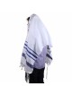 Talitnia Acrylic Tallit - Blue and Gold