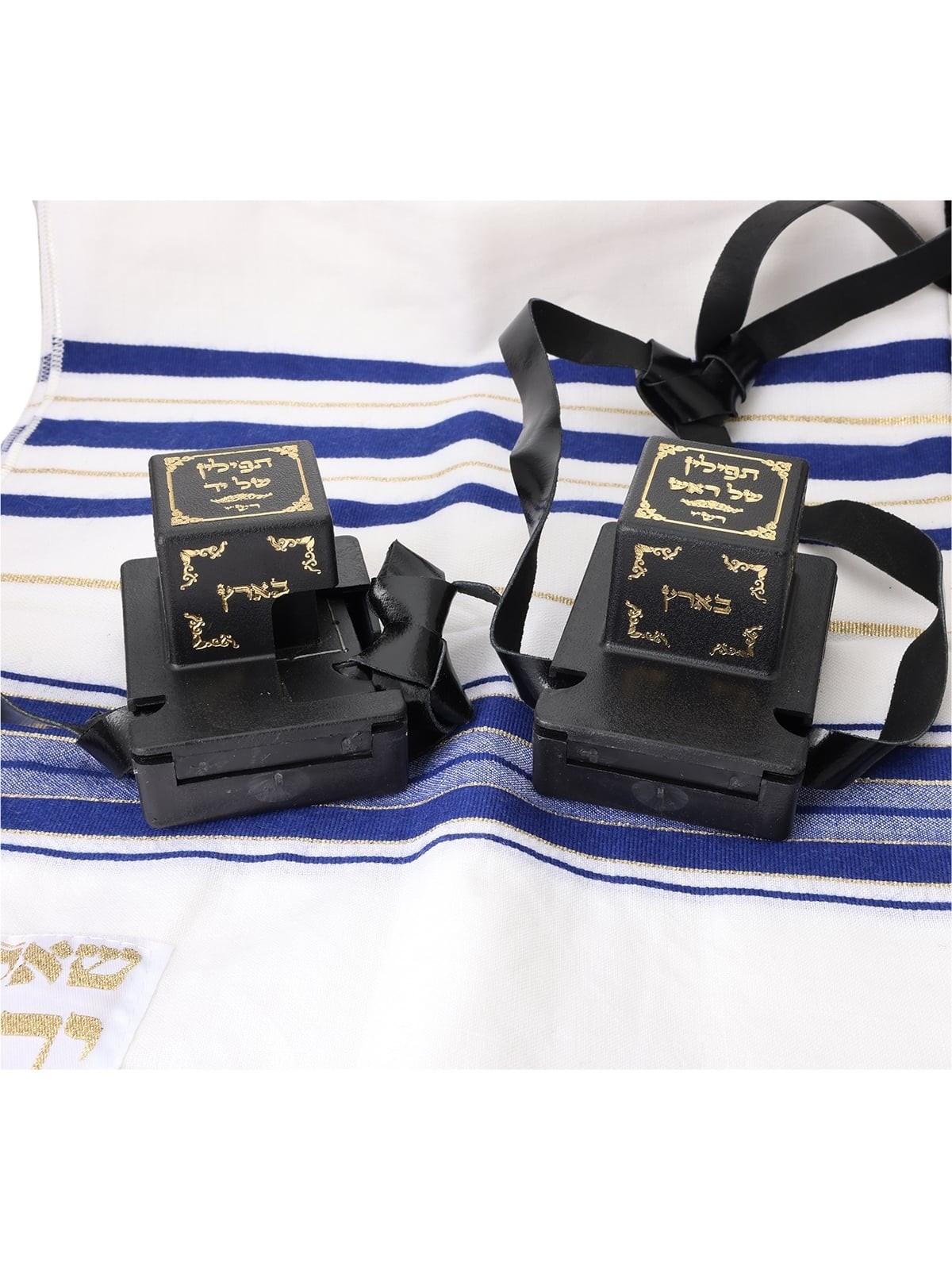 Pair of Tefillin Gassot - Ox-Neck Skin - Ashkenazi Ktav Ari Version
