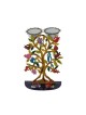 Yair Emanuel Hand Painted Metal Shabbat C... | Candlesticks by Emanuel