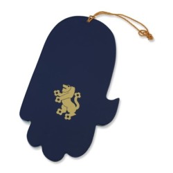 Personalized Wood Painted Hamsa Wall Hanging from Yair Emanuel