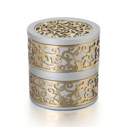 Personalized Travel Shabbat Candle Holders from Yair Emanuel