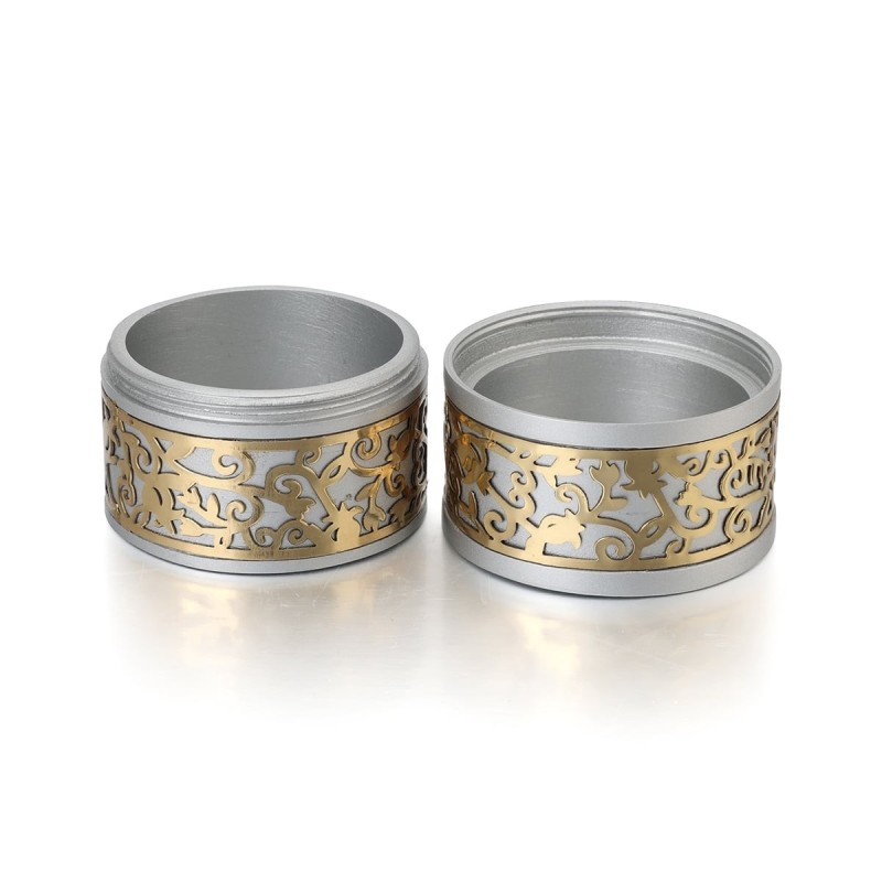 Personalized Travel Shabbat Candle Holders from Yair Emanuel