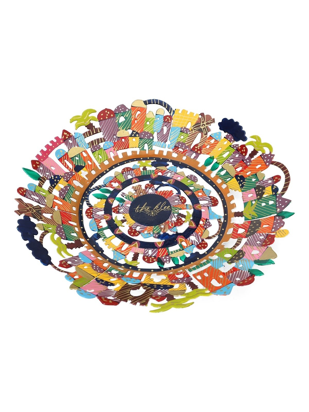 Personalized Hand Painted Laser Cut Bowl - Jerusalem