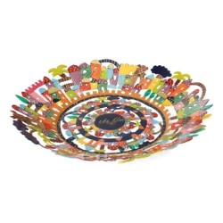 Personalized Hand Painted Laser Cut Bowl - Jerusalem