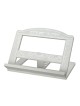 White Wooden VeHagita Book Stand (Shtender) With Jerusalem Design