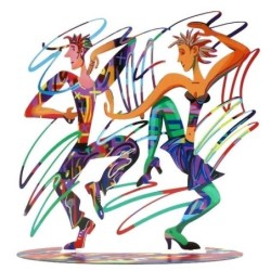 David Gerstein Signed Sculpture - Twisters