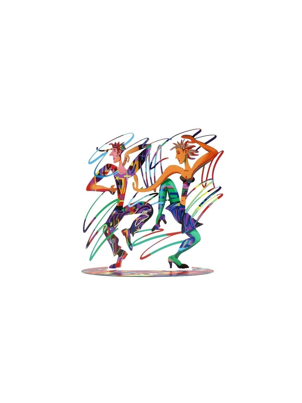 David Gerstein Signed Sculpture - Twisters