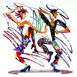 David Gerstein Signed Sculpture - Twisters