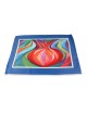 Jordana Klein Pomegranate Challah Cover - on Blue Border