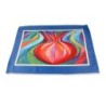Jordana Klein Pomegranate Challah Cover - on Blue Border