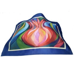 Jordana Klein Pomegranate Challah Cover - on Blue Border