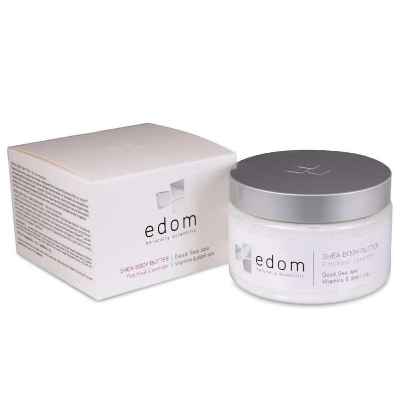 Edom Dead Sea Spa Beauty Body Scrub (Patchouli Lavender) and Shea Body