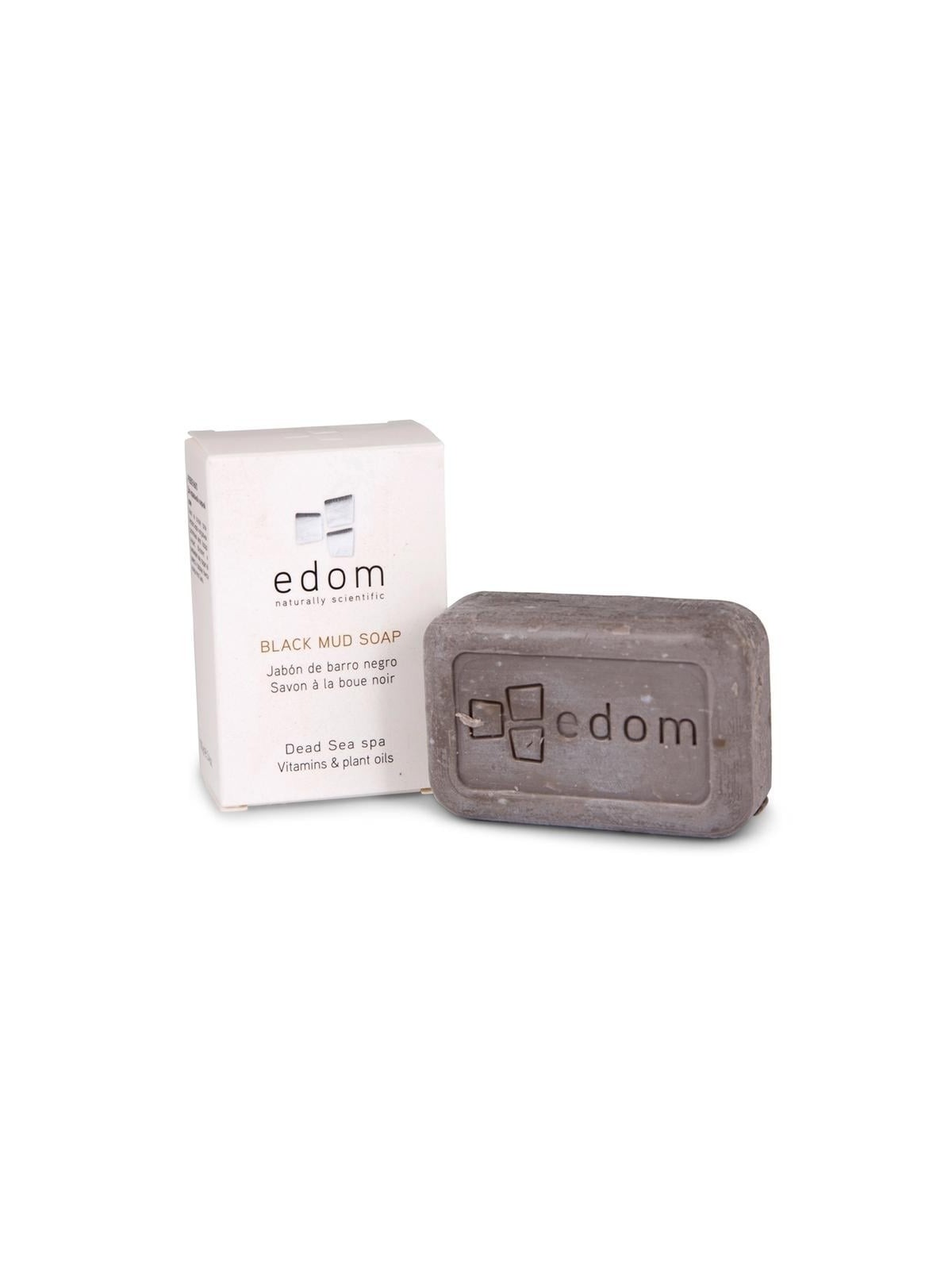 Edom Dead Sea Soap Value Pack: 2 Black Mud Soaps and 2 Mineral Soaps