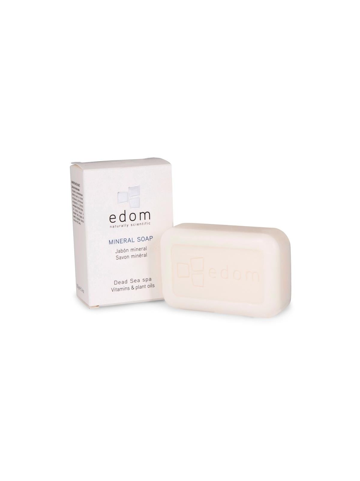Edom Dead Sea Soap Value Pack: 2 Black Mud Soaps and 2 Mineral Soaps