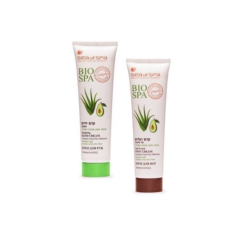 Sea of Spa Cream Set: Dead Sea Mineral Repairing Hand Cream and Anti-C