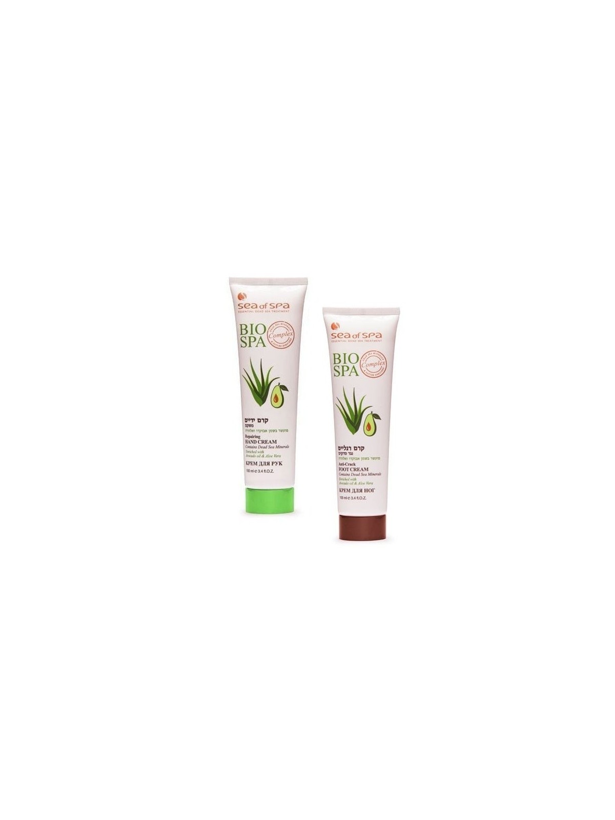 Sea of Spa Cream Set: Dead Sea Mineral Repairing Hand Cream and Anti-C