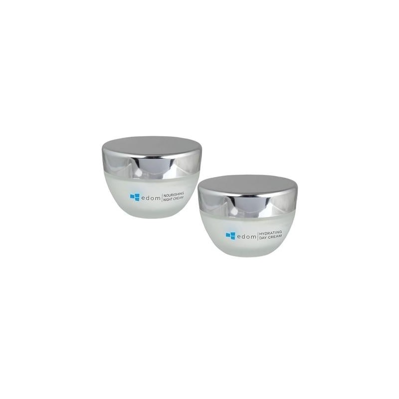 Edom Nourishing Dead Sea Night Cream and Hydrating Day Cream (for norm