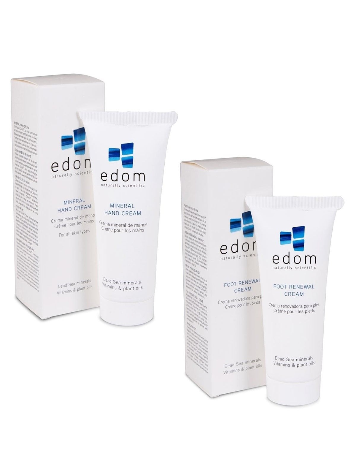 Edom Dead Sea Mineral Hand Cream and Foot Renewal Cream