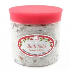 Aromatic Dead Sea Bath Salt. Sensual Rose