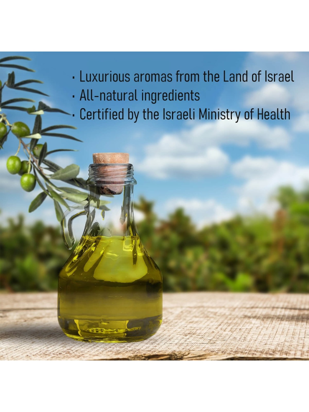 Ein Gedi Essence de Jérusalem 'Encens et Myrrhe' Huile d'onction