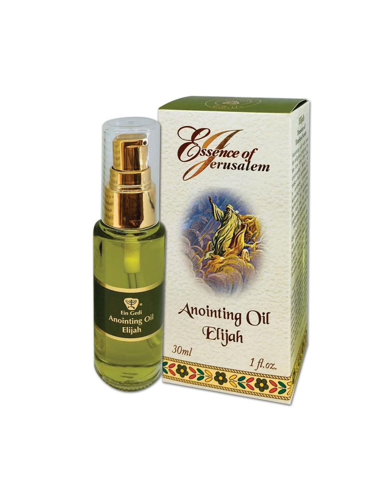 Ein Gedi Essence de Jérusalem Huile d'onction « Élie »