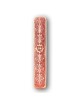 Art in Clay Handmade Bezalel Pattern Ceramic Mezuzah with 24K Gold