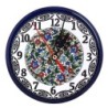 Flowers Clock (small). Armenian Ceramic