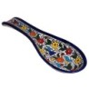 Multicolored Flowers Spoon Rest. Armenian Ceramic