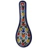 Multicolored Flowers Spoon Rest. Armenian Ceramic