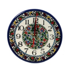 Flowers Clock - Bouquet (small). Armenian Ceramic