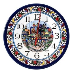 Jerusalem Clock (small). Armenian Ceramic