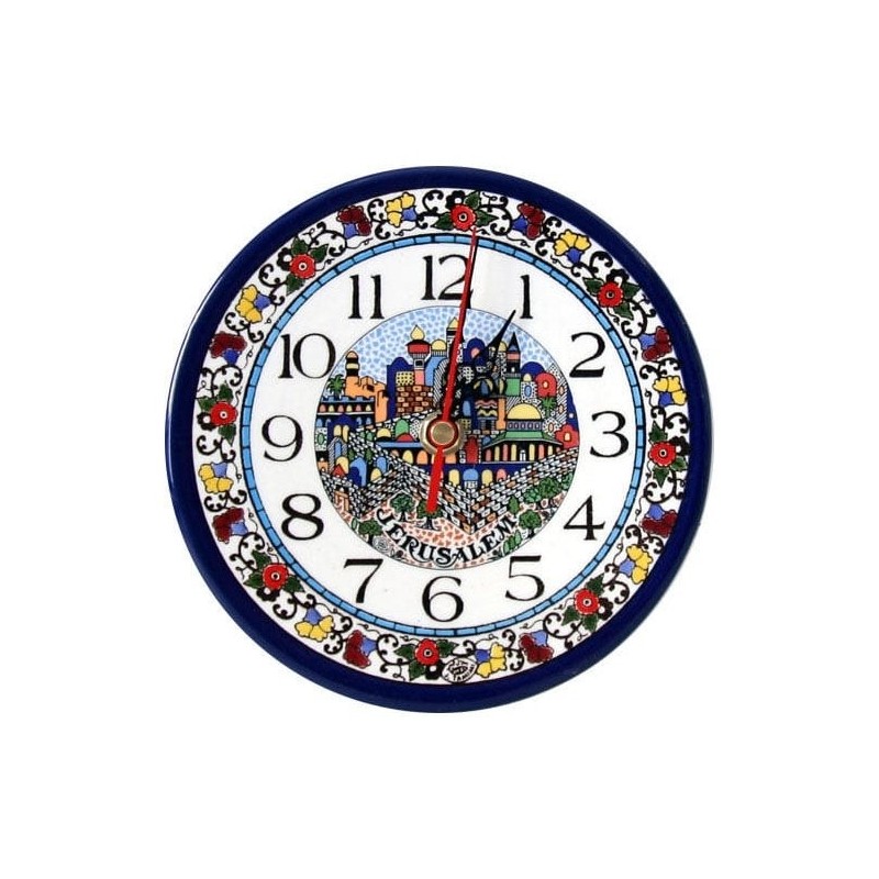 Jerusalem Clock (small). Armenian Ceramic