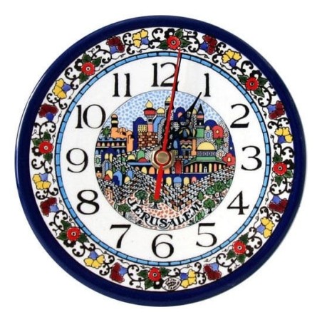 Jerusalem Clock (small). Armenian Ceramic