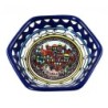 Jerusalem Hexagonal Bowl. Armenian Ceramic