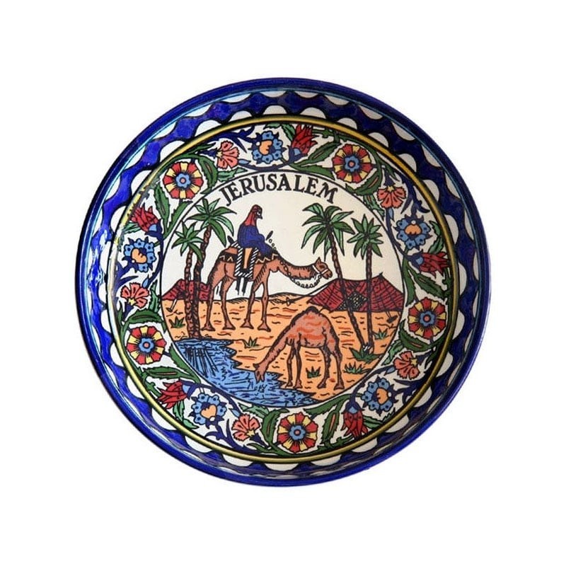 Jerusalem (Camels) Bowl. Armenian Ceramic