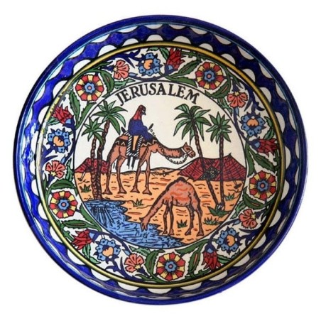 Jerusalem (Camels) Bowl. Armenian Ceramic