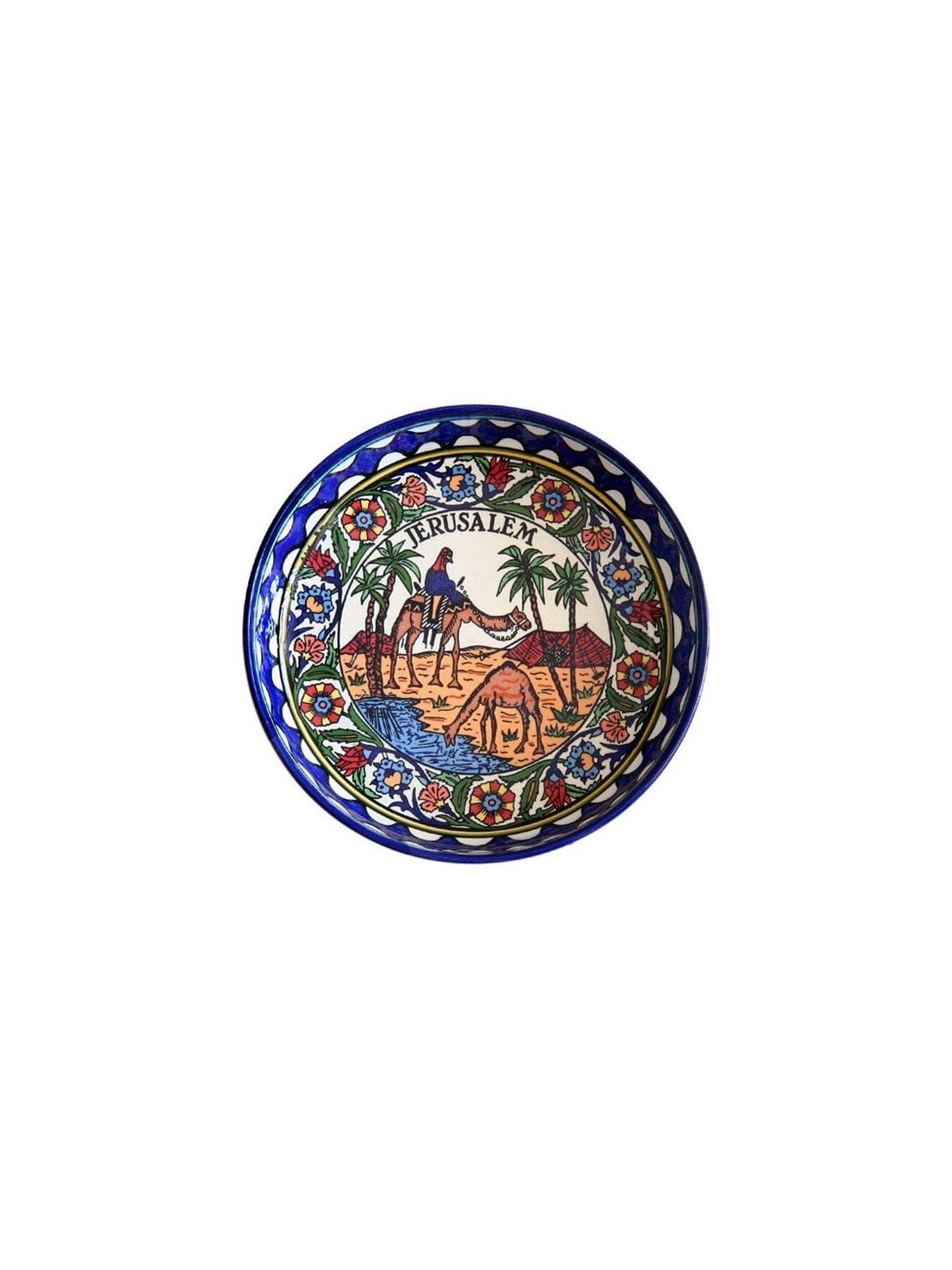 Jerusalem (Camels) Bowl. Armenian Ceramic