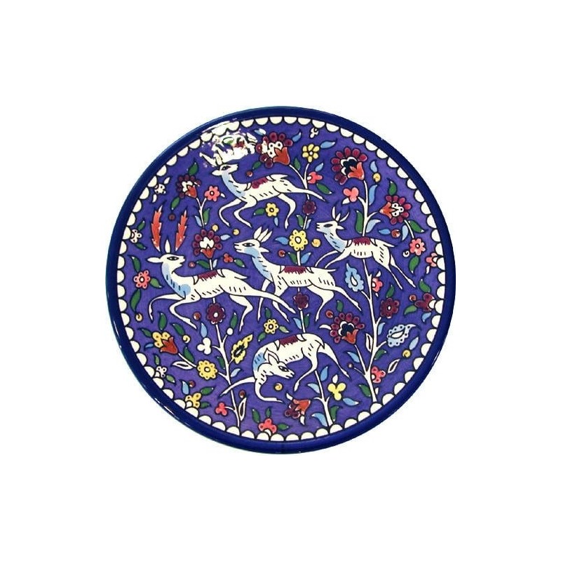 Deer Plate. Armenian Ceramic