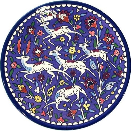 Deer Plate. Armenian Ceramic